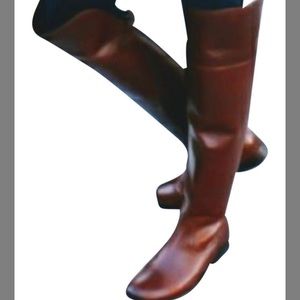 NWOB Frye Melissa Over The Knee Brown Boots